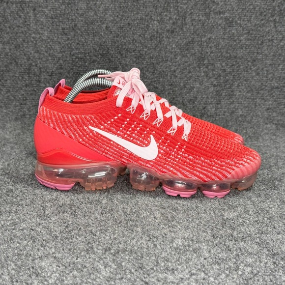 Nike Shoes - Nike Air VaporMax Flyknit 3 Running Shoes Women's 9.5‎ Track Red Magic Flamingo